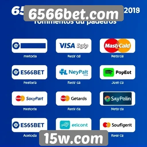 Métodos de pagamento aceitos na plataforma